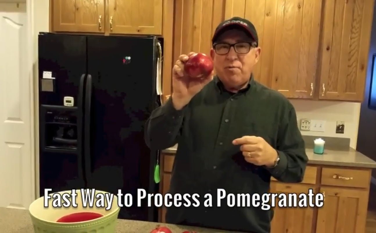 Fast Way to Process a Pomegranate