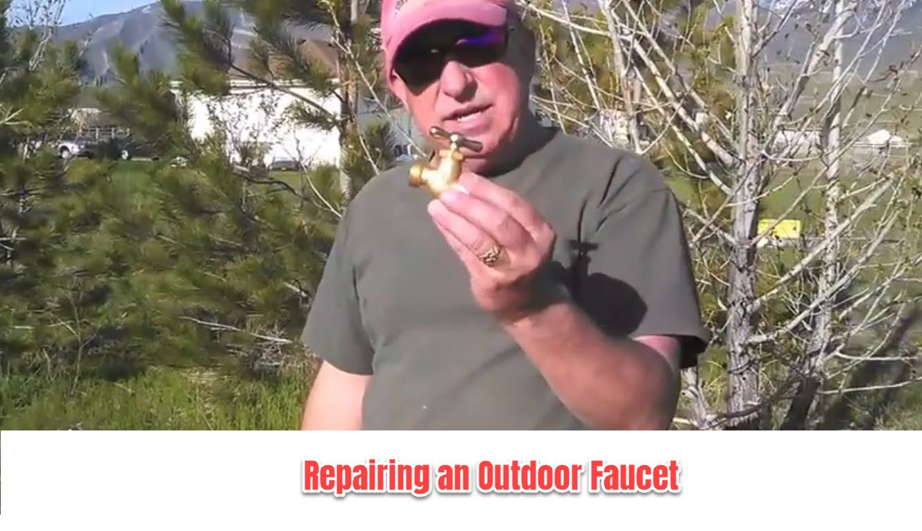 Repairing an Outdoor Faucet